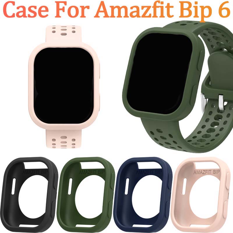 Amazfit Smartwatch Accessories - For Amazfit Bip6(A2435) Case-Shockproof Cover,Anti-Scratch Durable