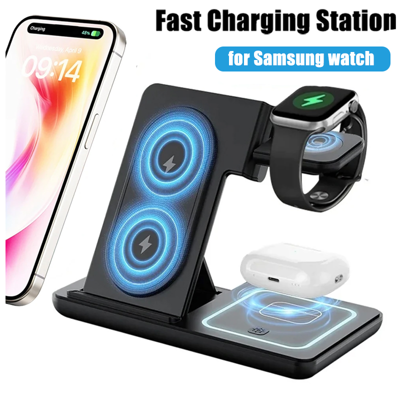 Smartwatch Ac - 3 in 1 Foldable Wireless Charger