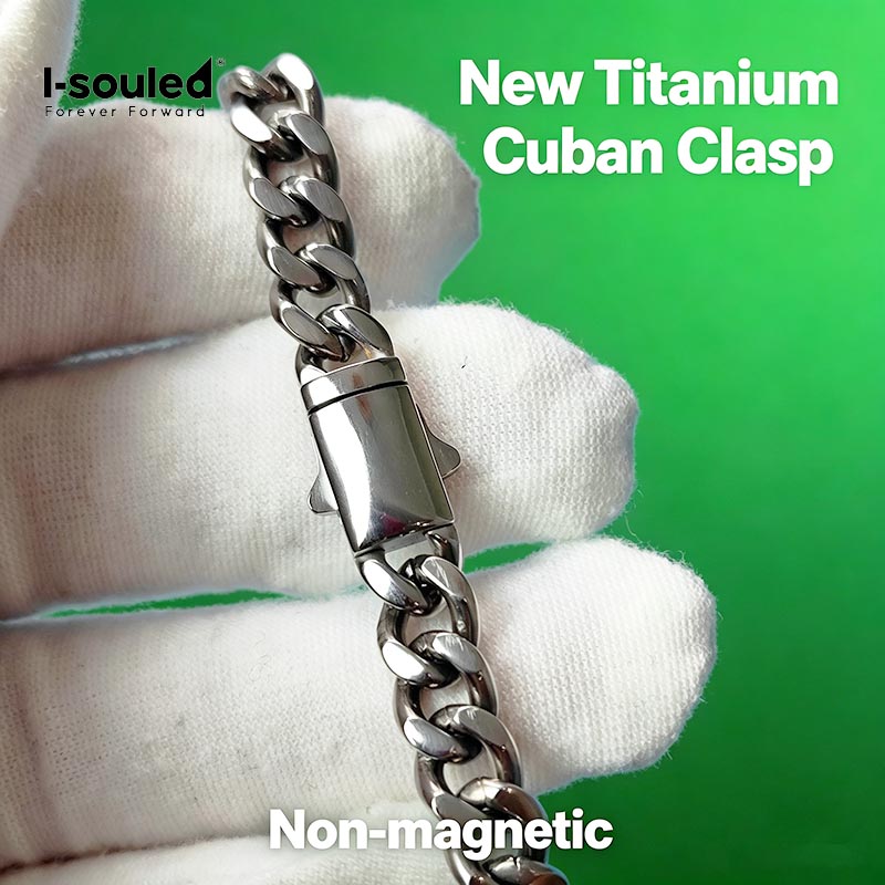 7mm Titanium Cuban Link Chain  - Ceramic Link Bracelet review and price