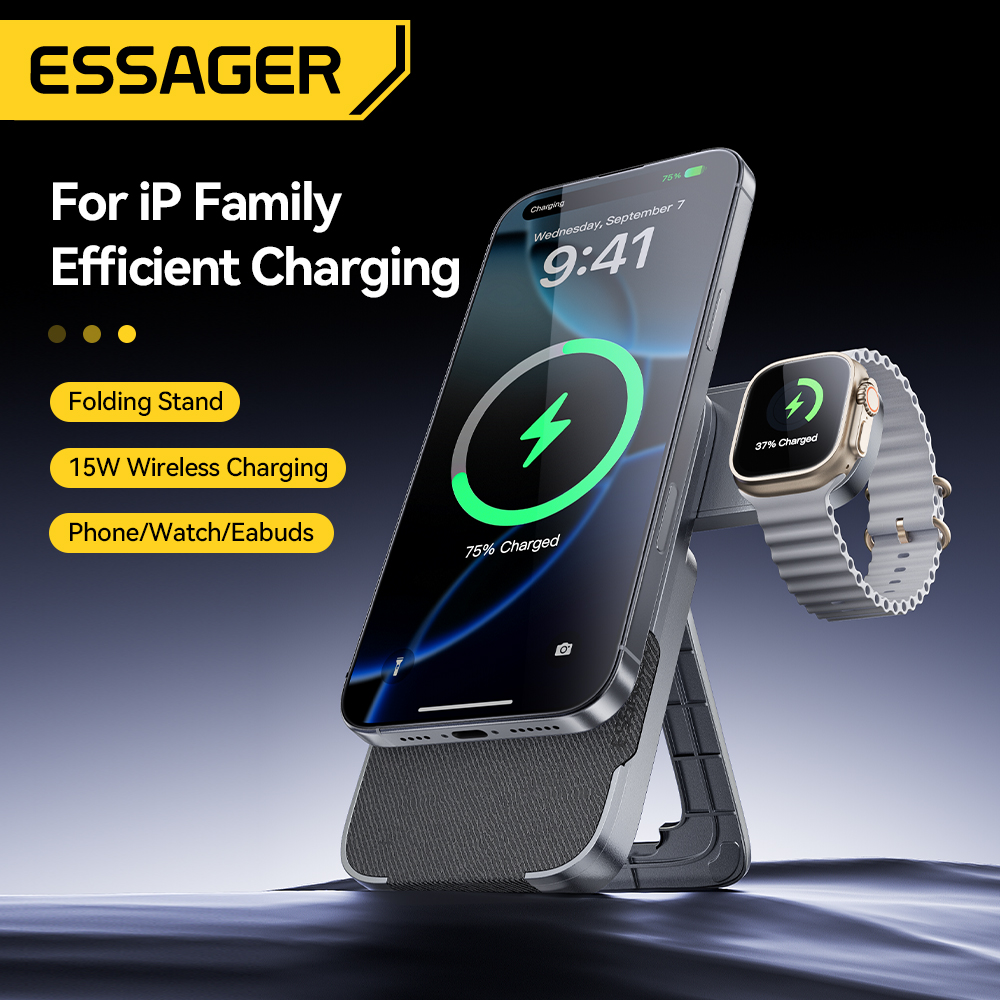 Essager 3-in-1 Portable Foldin - Smartwatch Ac review and price