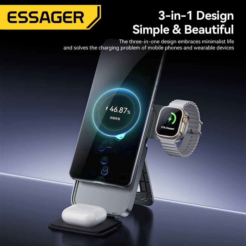 Essager 3-in-1 Portable Foldin - Smartwatch Ac review and price