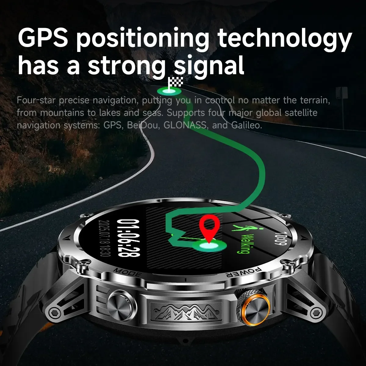 Men's Military Smartwatch with - Smartwatch M Active review and price