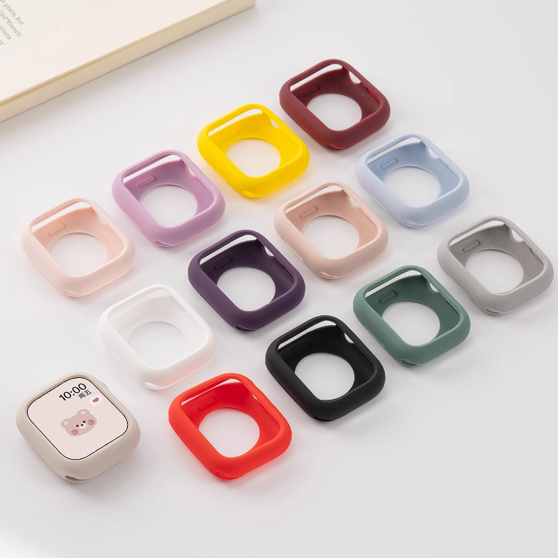 Silicone Case for Apple Watch  - Smartwatch Band Accessories review and price