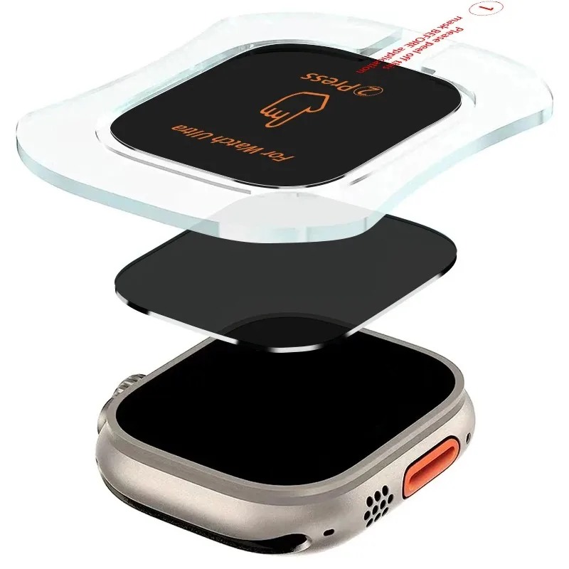 Tempered Glass for Apple Watch - Watch Face Protector review and price