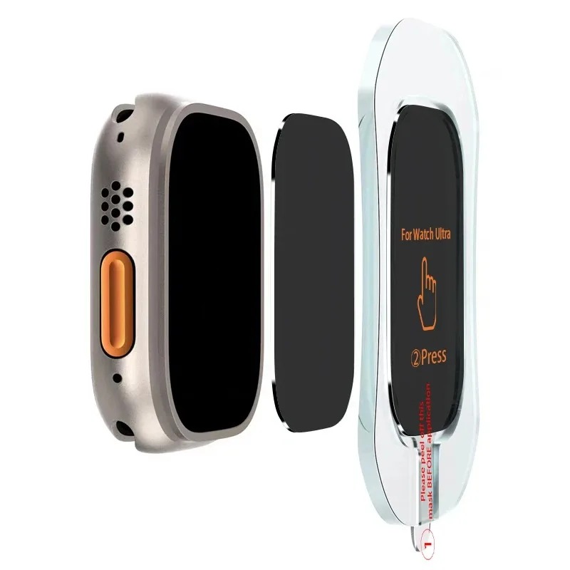 Tempered Glass for Apple Watch - Watch Face Protector review and price