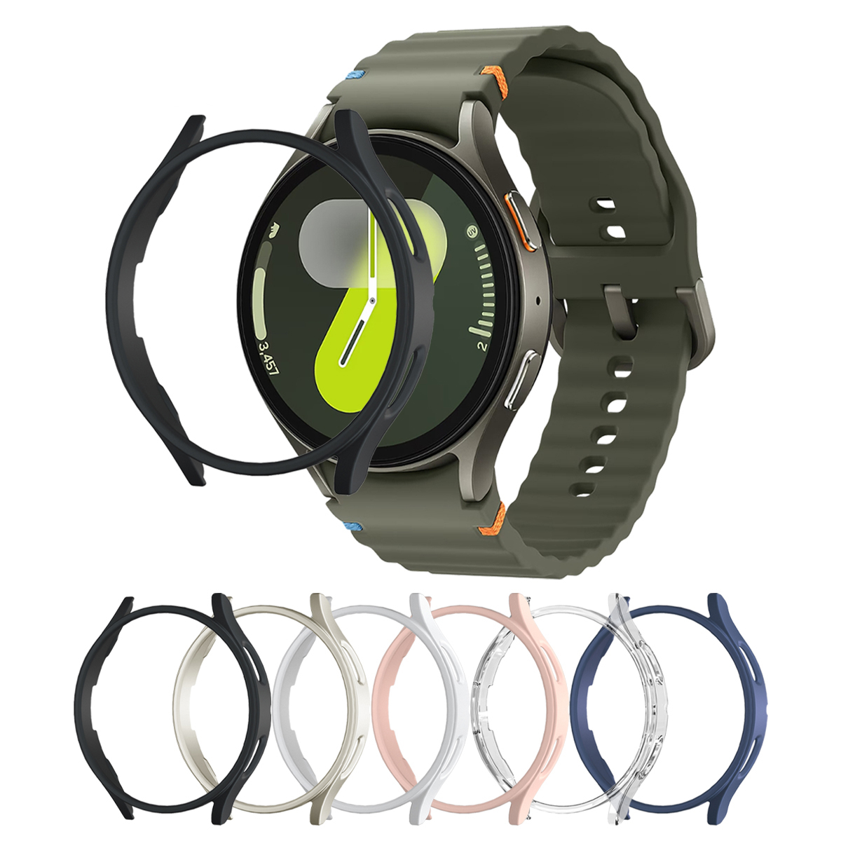PC skeleton Watch Case  for Sa - Accessories For Galaxy Watch 5 review and price