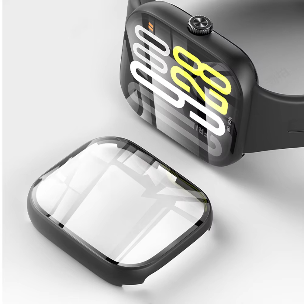 Tempered Glass+Case For Xiaomi - Xiaomi Smartwatch Accessories review and price