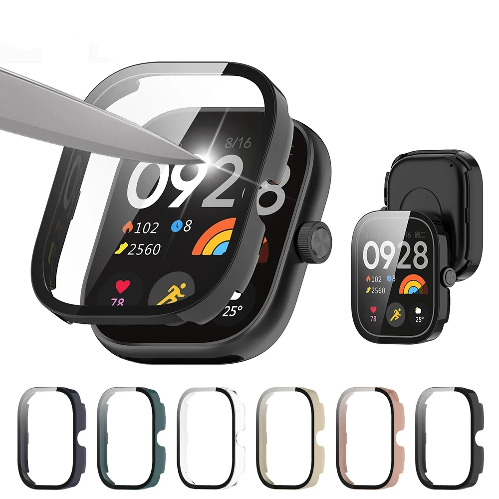 Tempered Glass+Case For Xiaomi - Xiaomi Smartwatch Accessories review and price