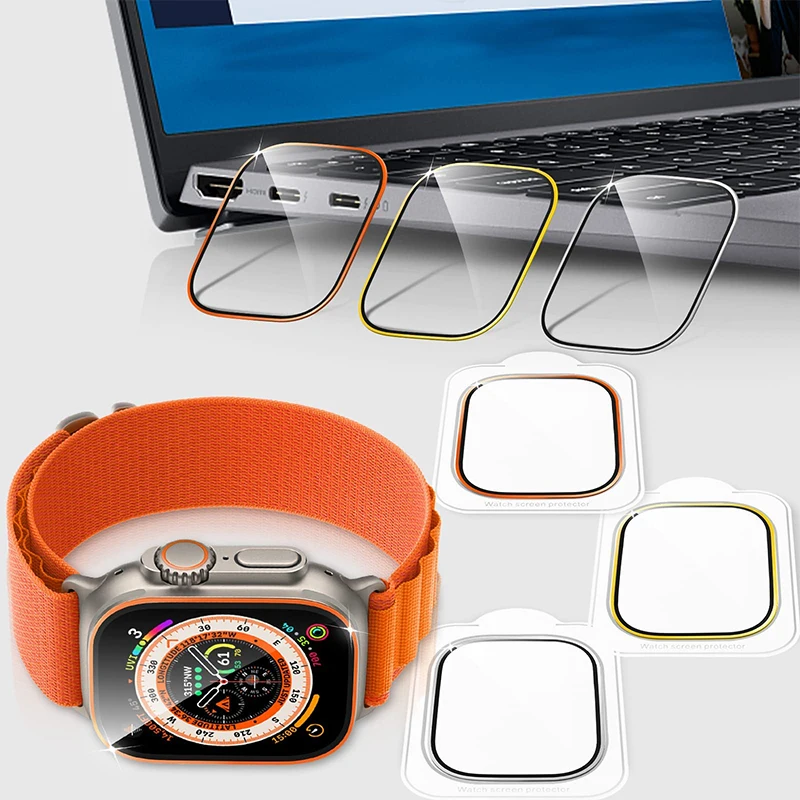 Tempered Glass for Apple Watch - Watch Face Protector review and price