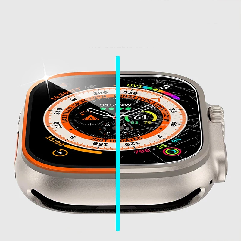 Tempered Glass for Apple Watch - Watch Face Protector review and price