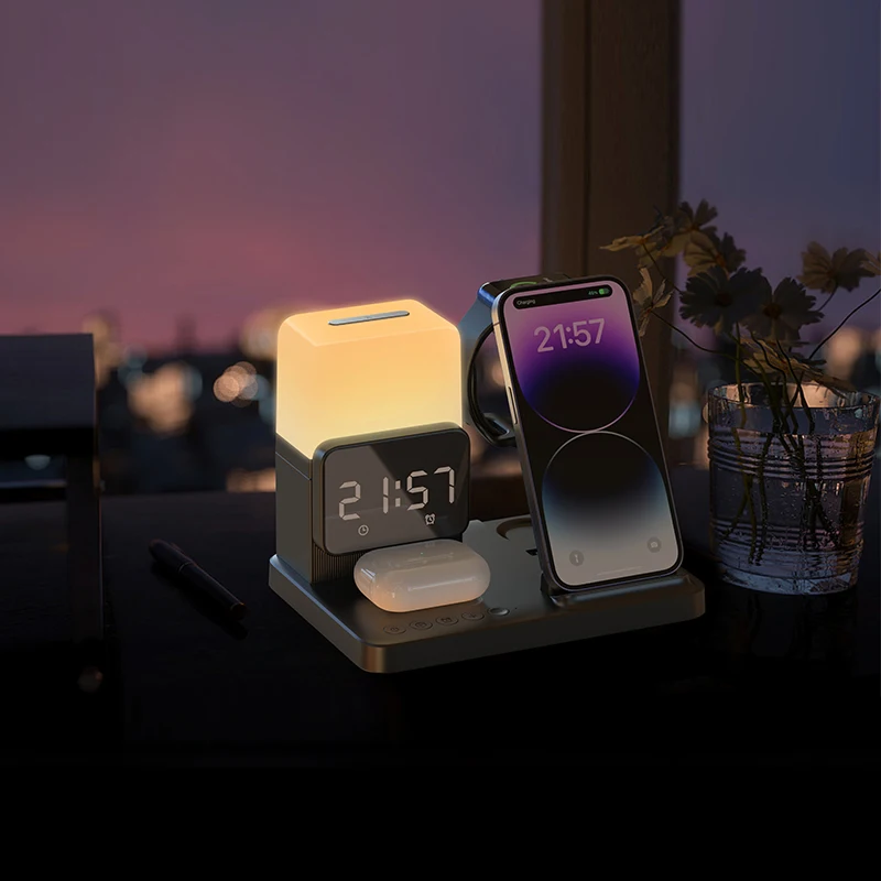 6 in 1 Wireless Charger Stand  - Smartwatch X12 review and price