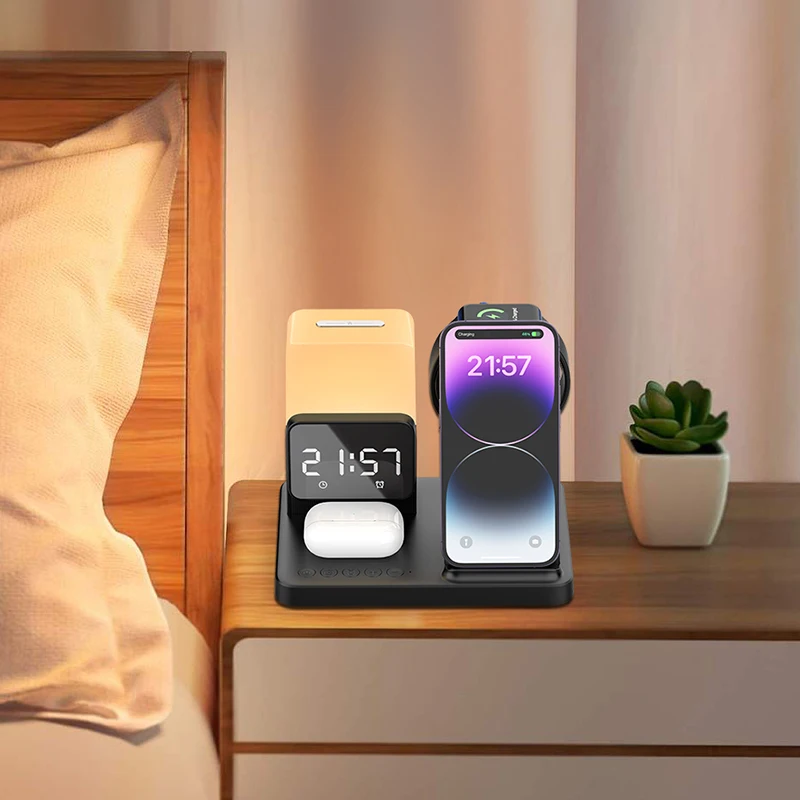 6 in 1 Wireless Charger Stand  - Smartwatch X12 review and price