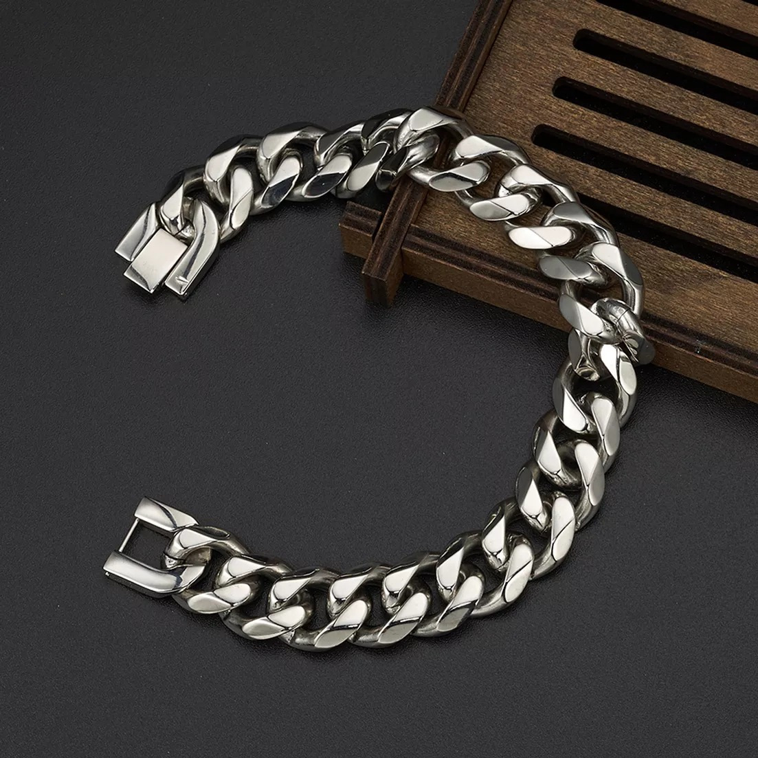 9MM-15MM Polished 316L Stainle - Ceramic Link Bracelet review and price