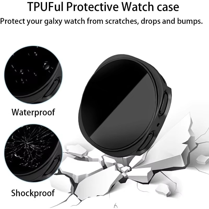 Privacy Glass+Case For Samsung - Samsung Smartwatch Ultra Accessories review and price