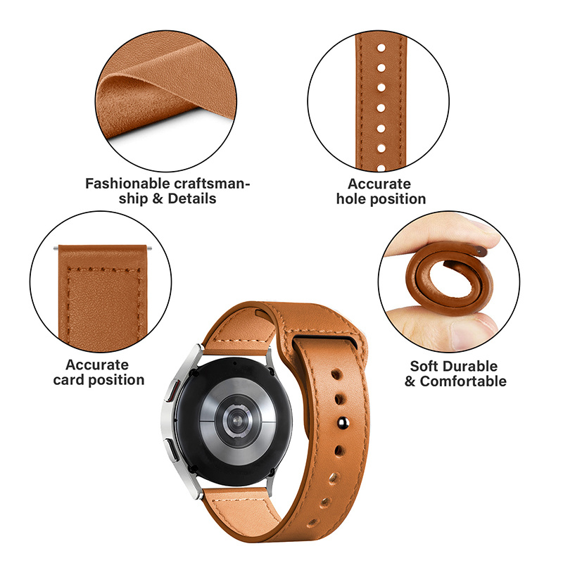 leather watch strap For Samsun - Titan Smartwatch Accessories review and price
