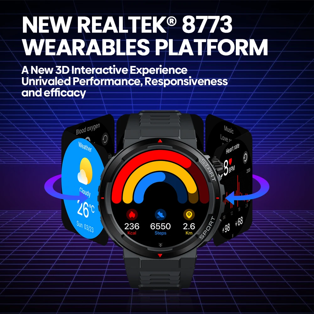 New Zeblaze Ares 3 Plus 1.43'' - Smartwatch X review and price