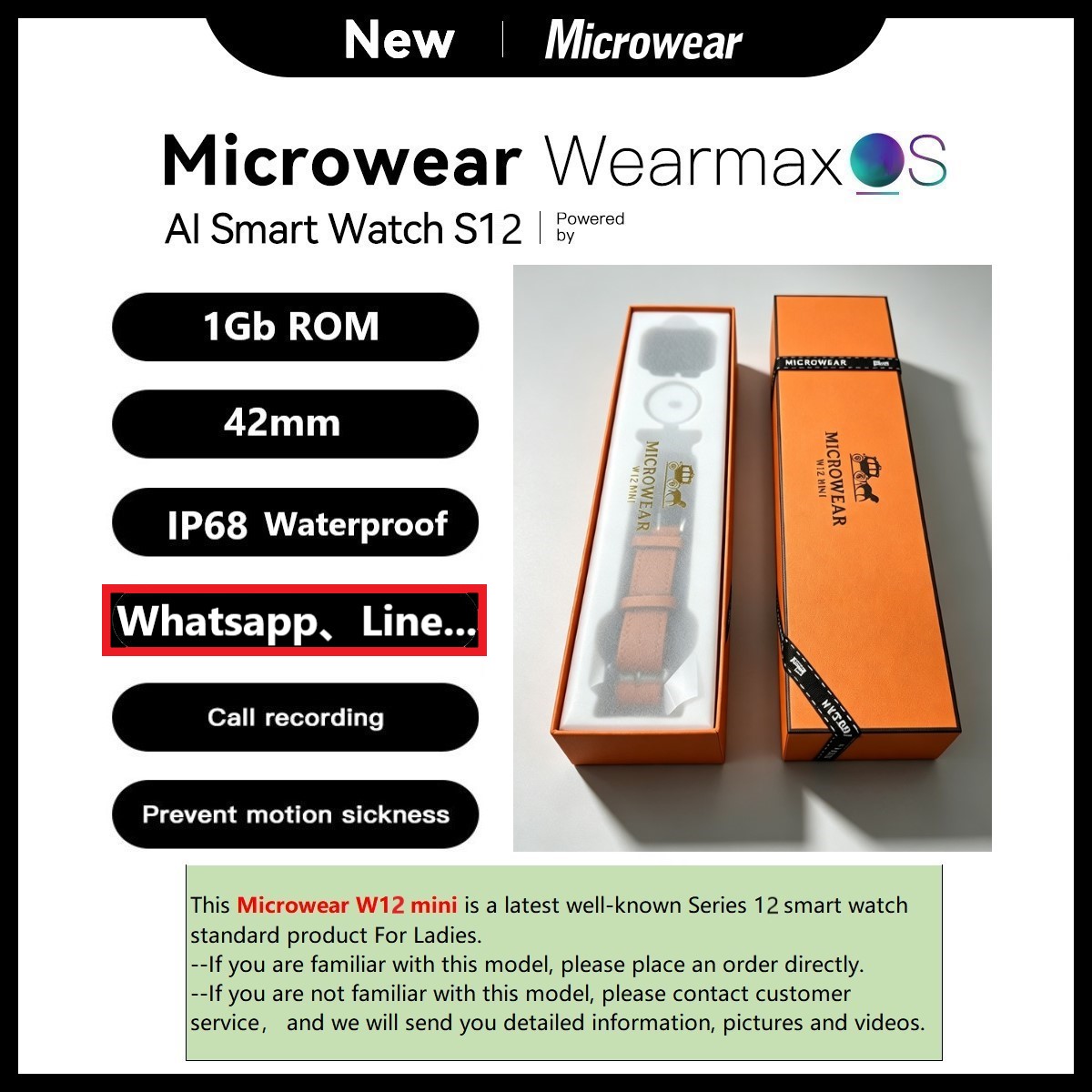 Microwear W12mini Smartwatch R - Smartwatch M Active review and price