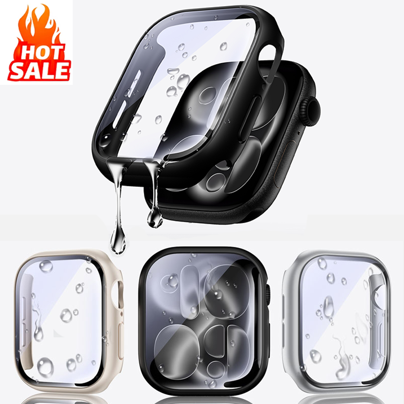 Tempered Glass+Cover For Apple - Smartwatch Band Accessories review and price