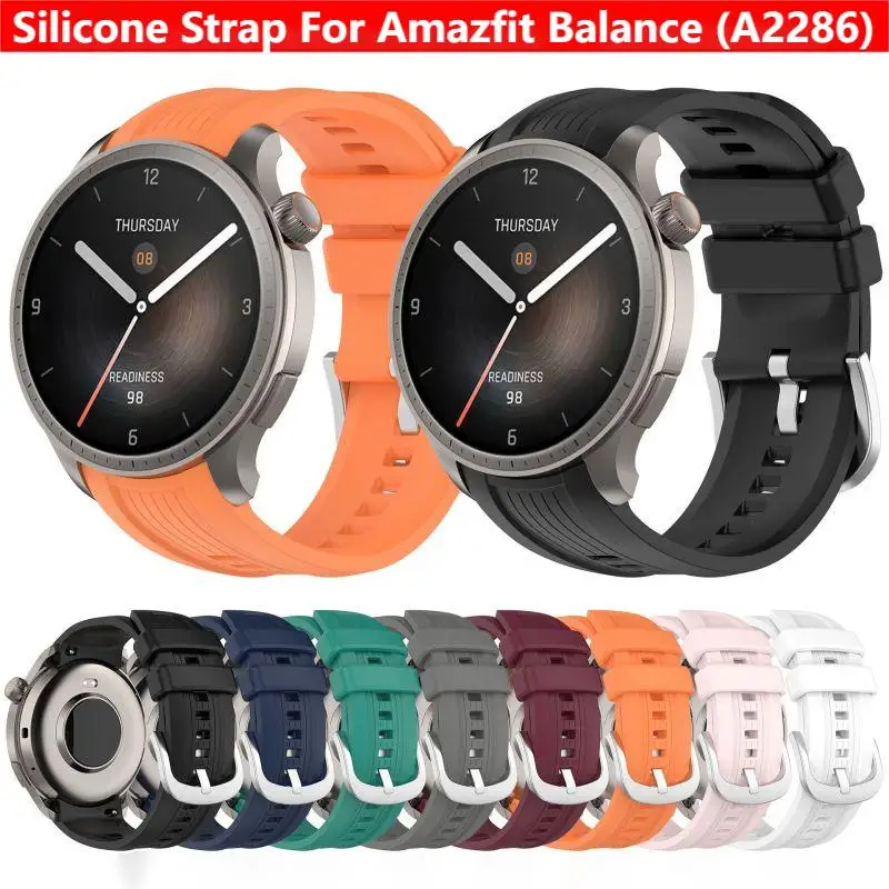 Silicone Strap for Amazfit Bal - Amazfit Smartwatch Accessories review and price