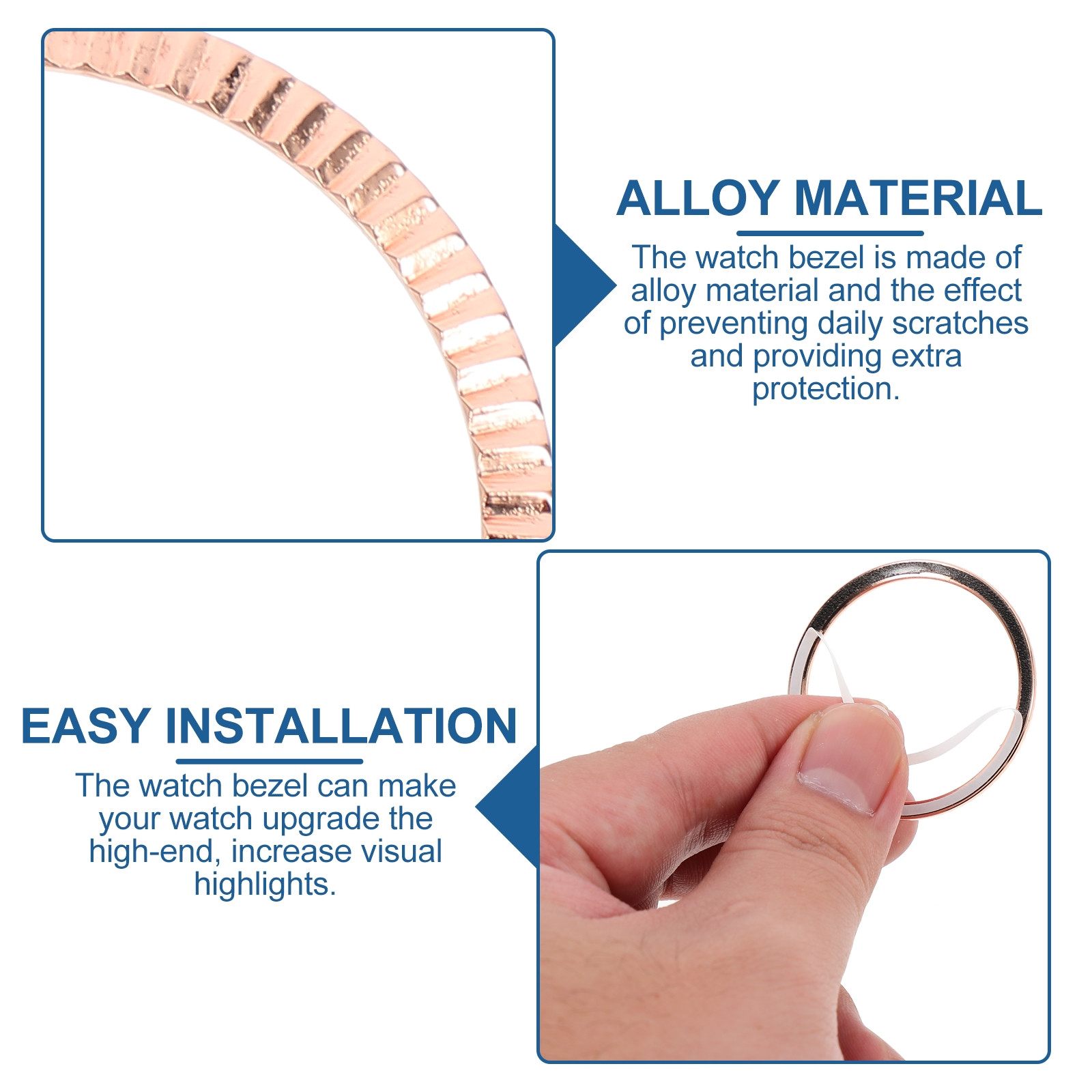 1Pcs Trendy Alloy Watch Frame  - Smartwatch Custom review and price