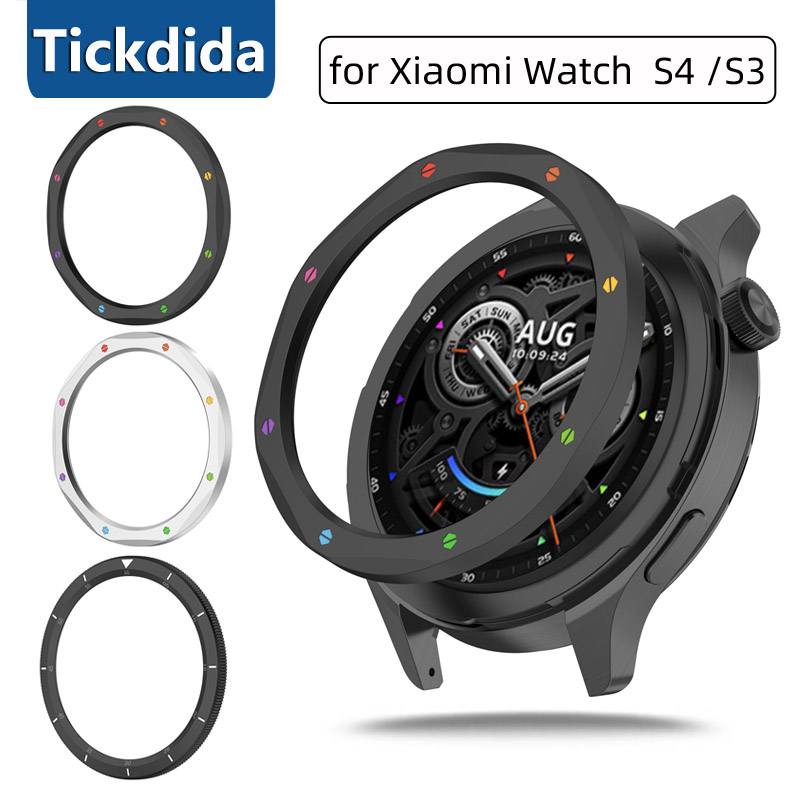 Metal Bezel Ring Case For Xiao - Xiaomi Smartwatch Accessories review and price
