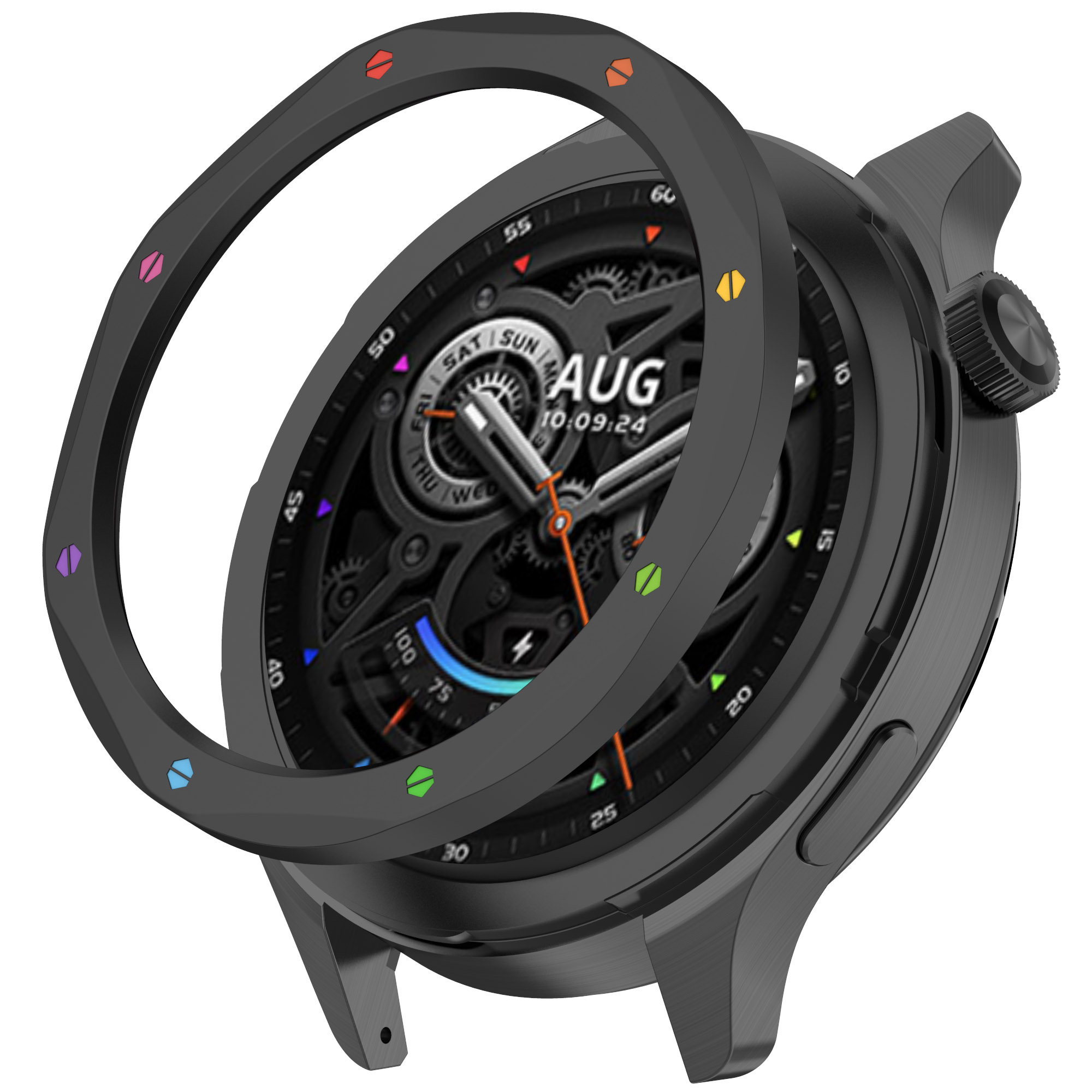 Metal Bezel Ring Case For Xiao - Xiaomi Smartwatch Accessories review and price