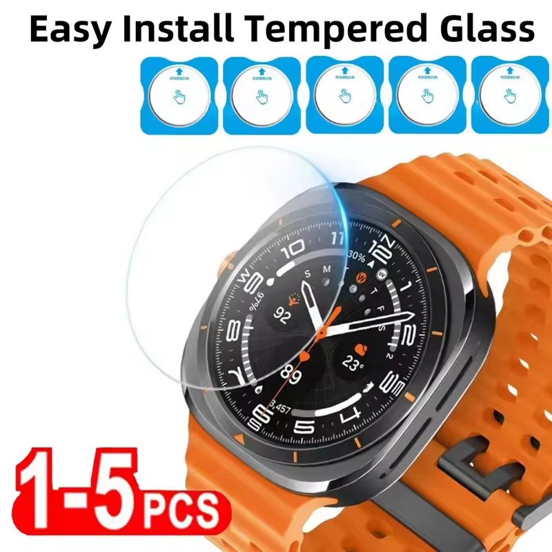 1-5PCS Premium Tempered Glass  - Samsung Smartwatch Ultra Accessories review and price