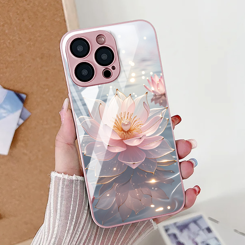 Lotus Flower Phone Case For iP - Screen Protector Film review and price