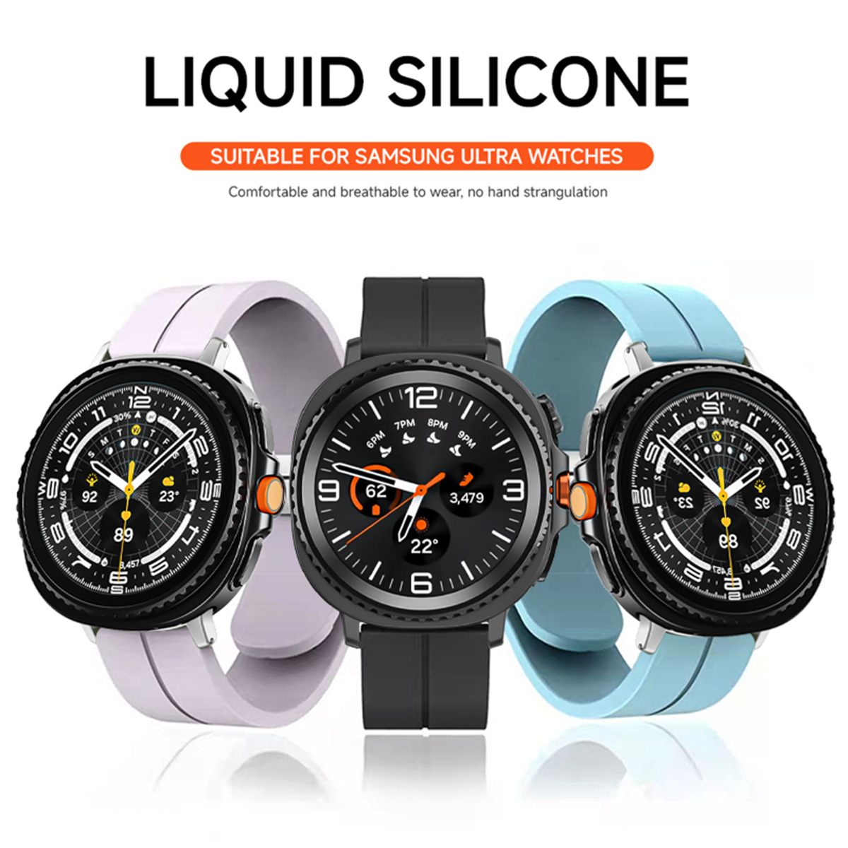 Silicone Strap for Samsung Gal - Samsung Smartwatch Ultra Accessories review and price