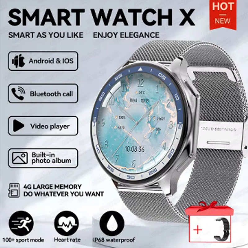 1.43 inch Big Screen Men Women - Smartwatch X12 review and price