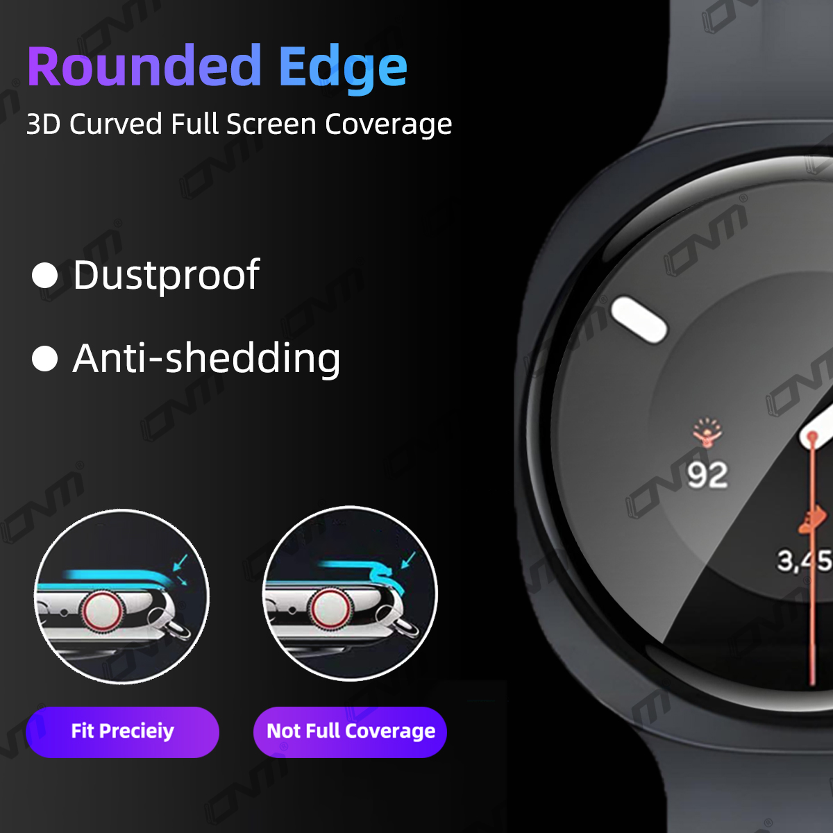 3D Screen Protector for Samsun - Samsung Smartwatch Ultra Accessories review and price